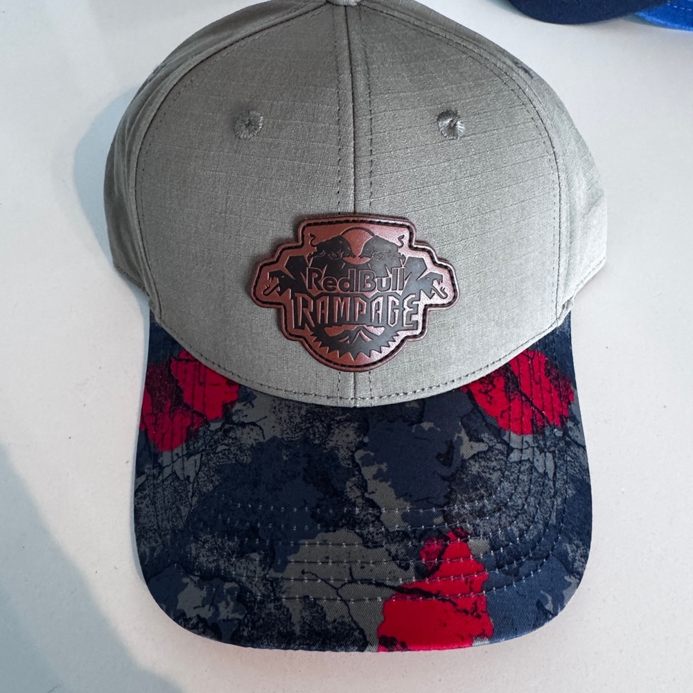 Red Bull Rampage Men's Cap - Olive and Red